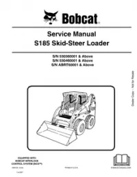 Bobcat S185 Skid  Steer Loader Service Repair Manual (S/N 530360001 - 530460001 - ABRT60001 & - Above preview
