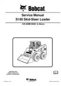 Bobcat S150 Skid-Steer Loader Service Repair Manual (S/N A8M0 60001 & - Above preview