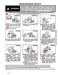 Bobcat 2400 Articulated Loader service manual