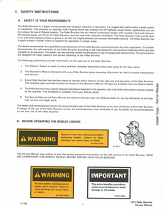 Bobcat 1213 Skid Steer Loader manual pdf