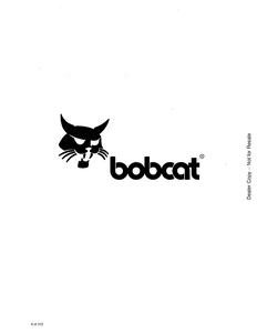 Bobcat 980 Skid Steer Loader service manual