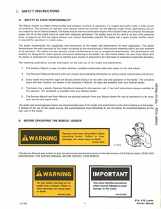 Bobcat 975 Skid Steer Loader manual pdf