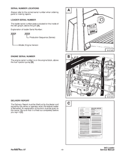 Bobcat 943 Skid Steer Loader service manual