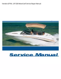 Yamaha GP760   GP1200 WaterCraft Service Repair Manual preview