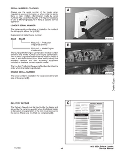 Bobcat 863 High Flow Skid Steer Loader manual