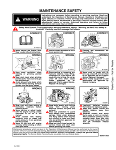 Bobcat 843B Skid Steer Loader manual