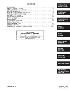 Bobcat 773 Skid Steer Loader manual pdf
