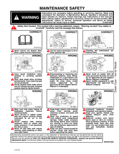 Bobcat 753 Skid Steer Loader G Series service manual