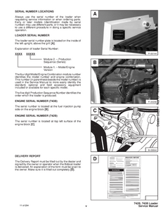 Bobcat 743B Skid Steer Loader manual