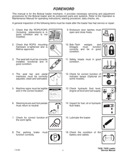 Bobcat 743B Skid Steer Loader manual pdf