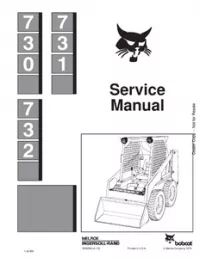Bobcat 730  731  732 Skid Steer Loader Service Repair Manual preview