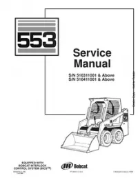 Bobcat 553 Skid Steer Loader Service Repair Manual #2 preview