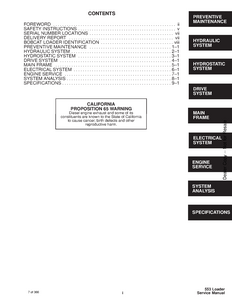 Bobcat 553 Skid Steer Loader manual pdf