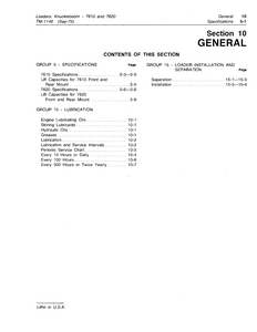 John Deere 7610 Knuckleboom Loader service manual