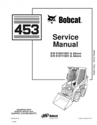 Bobcat 453 Skid Steer Loader Service Repair Manual preview