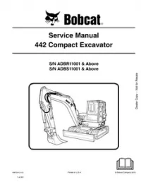 Bobcat 442 Compact Excavator Service Repair Manual #2 preview