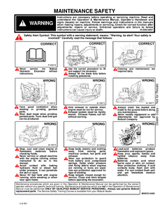 Bobcat 442 Compact Excavator service manual