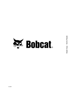 Bobcat 442 Compact Excavator manual pdf