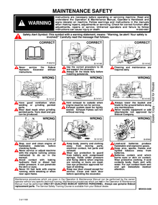Bobcat 430 Compact Excavator service manual