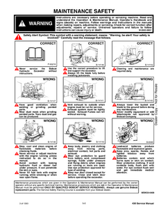 Bobcat 430 Compact Excavator service manual