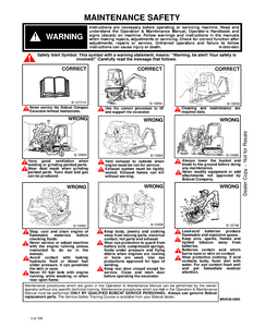 Bobcat 425 Compact Excavator service manual