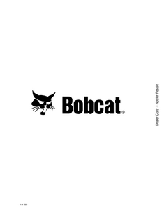 Bobcat 418 Compact Excavator manual pdf