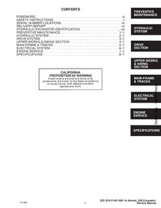 Bobcat X328 Excavator manual pdf