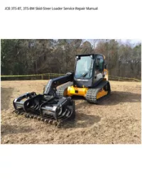JCB 3TS-8T  3TS-8W Skid-Steer Loader Service Repair Manual preview