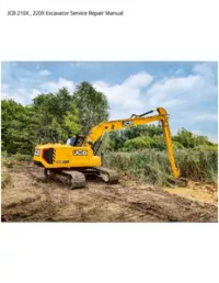 JCB 210X   220X Excavator Service Repair Manual preview