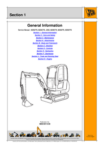 JCB 8025ZTS Compact Excavator manual