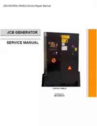 JCB CONTROL PANELS Service Repair Manual preview