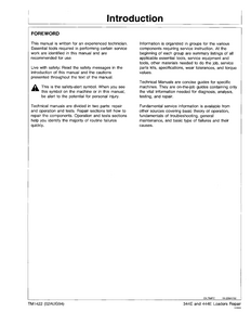 John Deere 344E Loaders manual