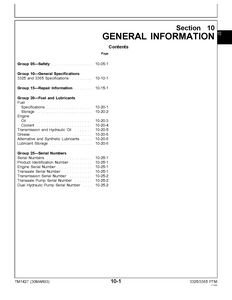 John Deere 3325 Turf Mower manual pdf