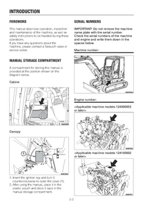 Takeuchi TB240 Mini Excavator Operator���s manual pdf