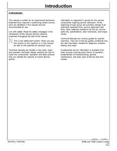 John Deere 655B Crawler Loader manual