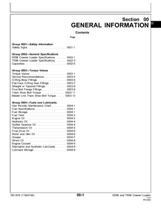 John Deere 655B Crawler Loader manual pdf