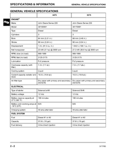 John Deere 6675 Skid Steer Loader service manual