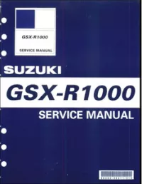 2001-2002 Suzuki GSX-R1000 Motocycle Service Repair Workshop Manual preview