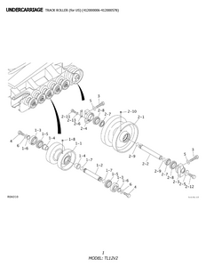 Takeuchi TL12R2 Track Loader Parts manual