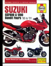 1995-2001 Suzuki GSF600/1200 Bandit Motocycle Service Repair Workshop Manual preview