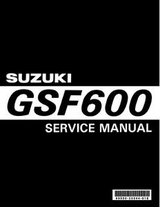 Suzuki GSF600 Motocycle manual