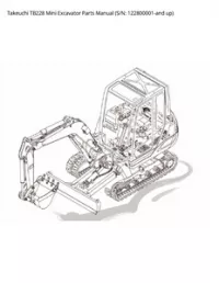 Takeuchi TB228 Mini Excavator Parts Manual (S/N: 122800001-and - up preview