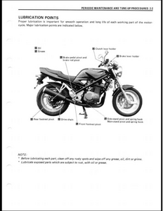 Suzuki GSF400 Bandit Motocycle manual