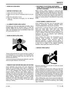 John Deere 8875 Skid Steer Loader service manual