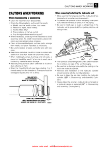 Takeuchi TB290 Hydraulic Excavator manual
