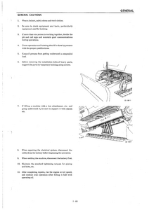 Takeuchi TB15 Compact Excavator service manual