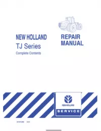 New Holland TJ275/TJ325/TJ375/TJ425/TJ450/TJ500 Tractor Service Repair Manual preview