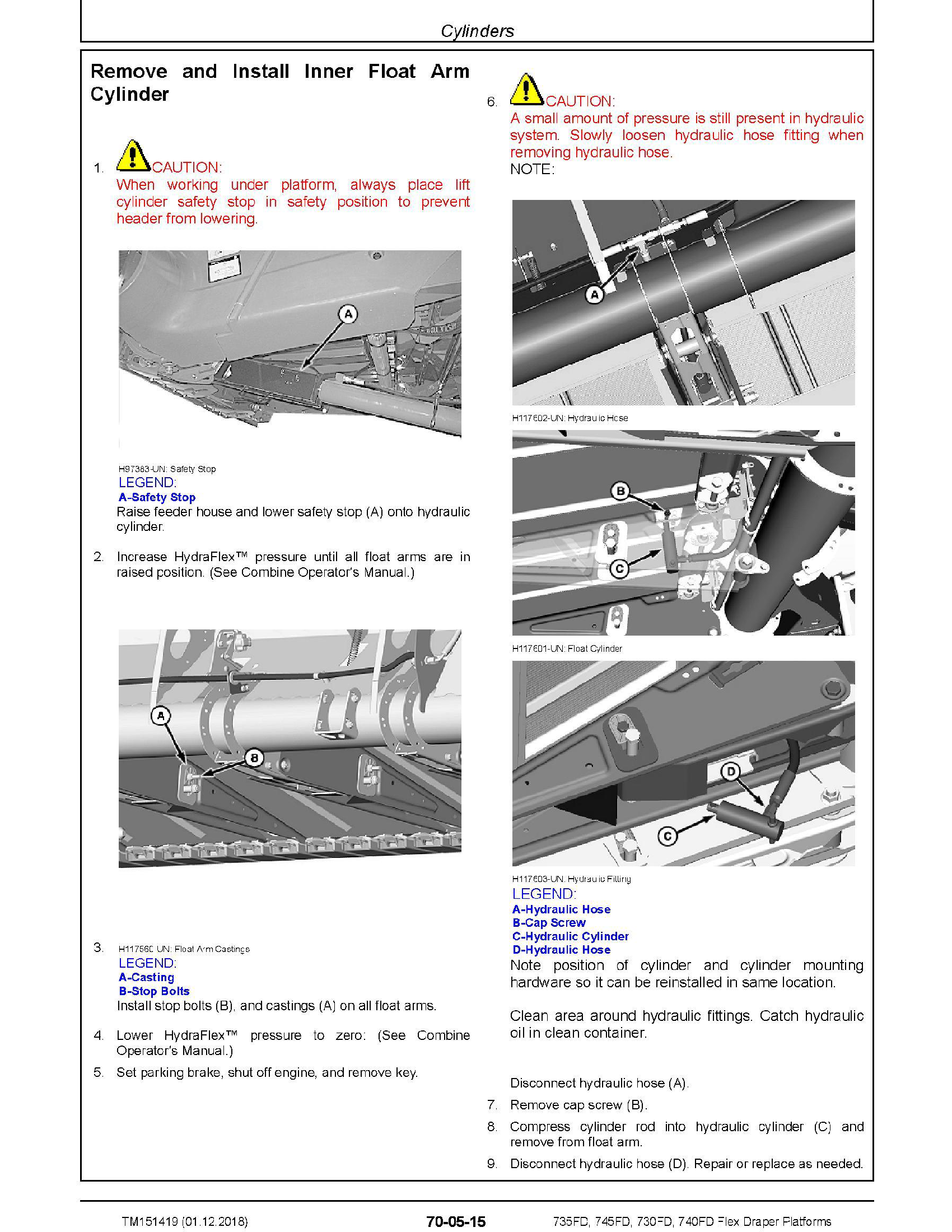 John Deere 740FD manual pdf