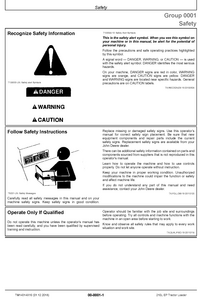 John Deere _G895001������� service manual