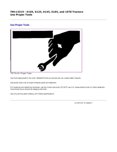 John Deere 107S manual pdf